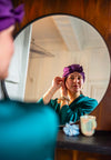 Turban ajustable en soie bio