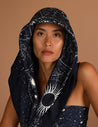 Le grand foulard en soie bio - Voyage astral